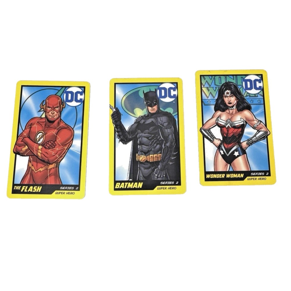 1994 DC Comics Trading‎ Cards Lot of 3 Flash Batman Wonder Woman
